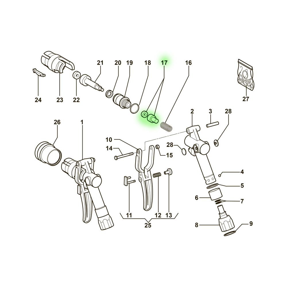 Клапан в сборе OT320 к OT300B OT320 OPW