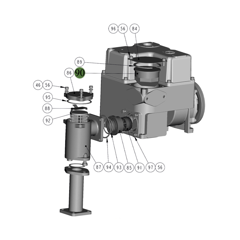 Уплотнительная вставка P 641.xxx/2/SS 450300674 Adast