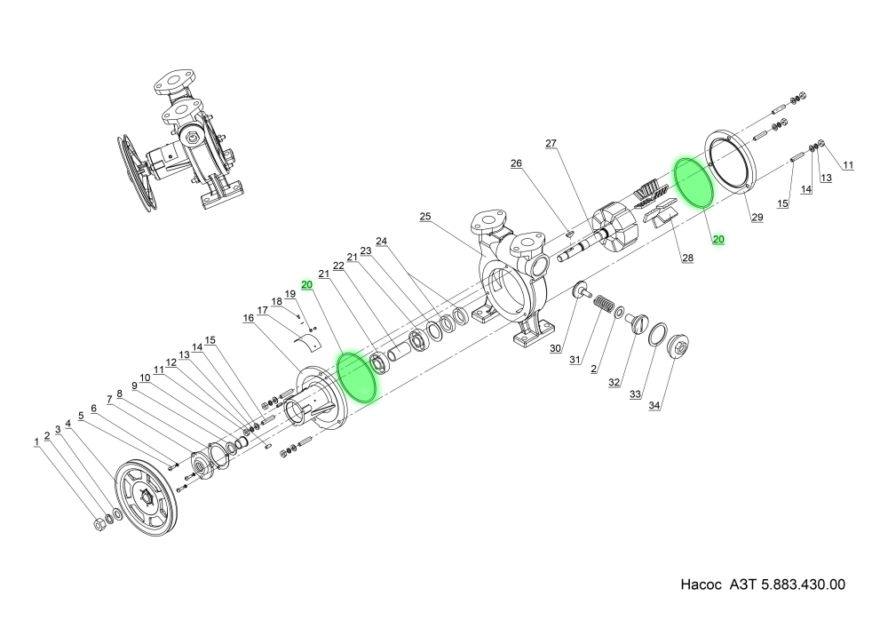 Кольцо 125-130-36 ГОСТ 9833-73 АЗТ 8.249.430.02 АЗТ 8.249.430.02 Нара