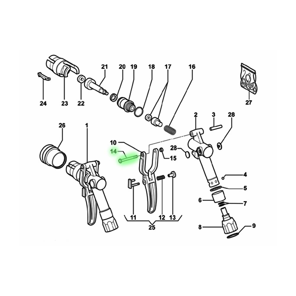 Болт OC039 OC039 OPW