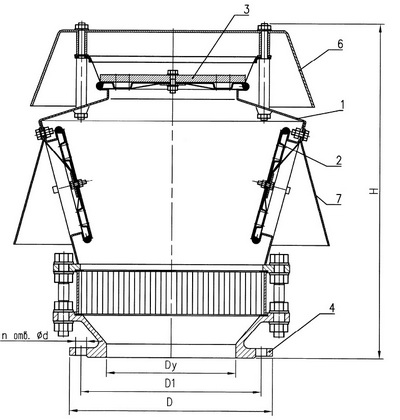Клапан дыхательный механический КДМ-150/100 00003681 