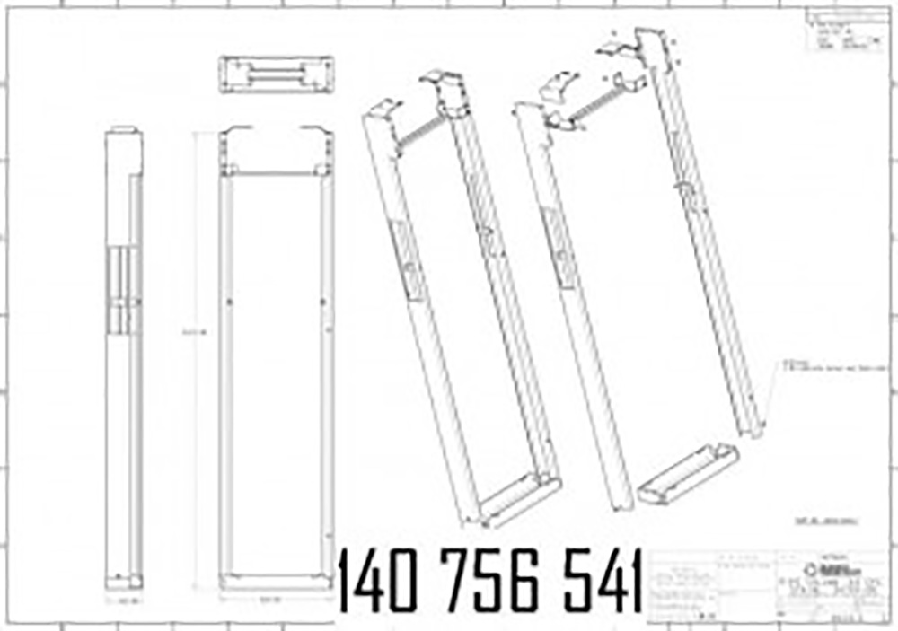 Стойка шланговая в сборе (высококачественная сталь) для ТРК SK 700 OR. 140756541 Gilbarco