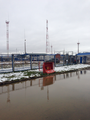 Территория постов НПС