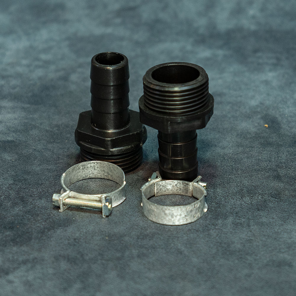 Штуцер Ø 19 мм, 1" BSP (M), с соединительными зажимами 689047 Samoa