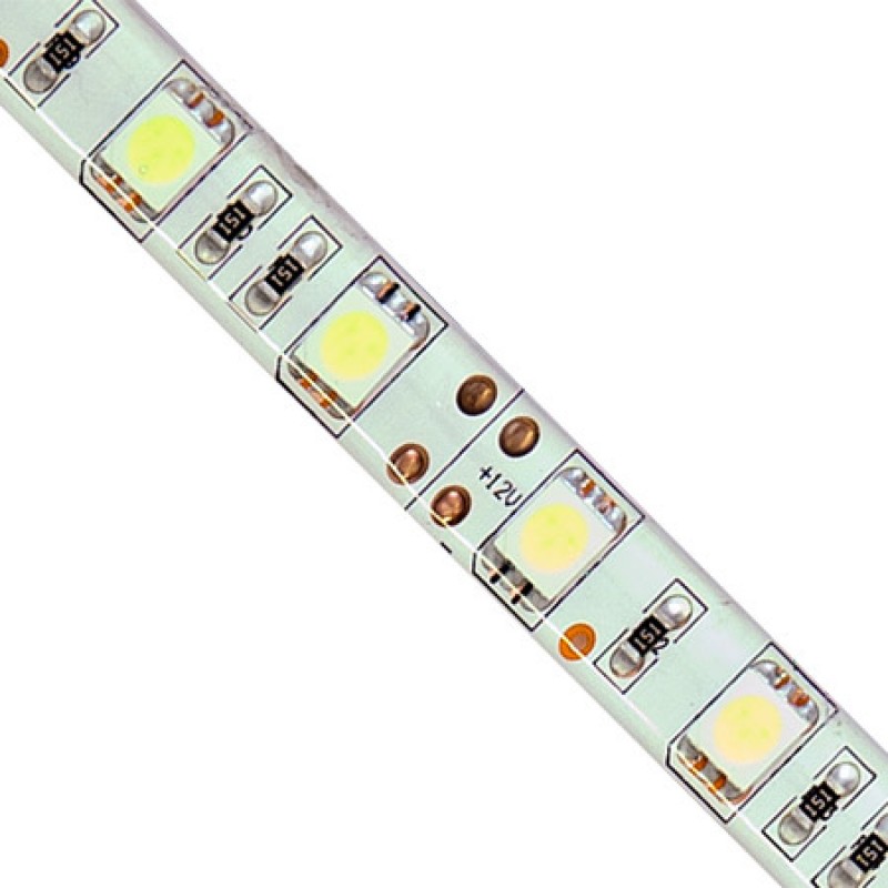Лента 5050, 60LED 14,4вт 12в, белый, 5м, IP65 5050601441265W 