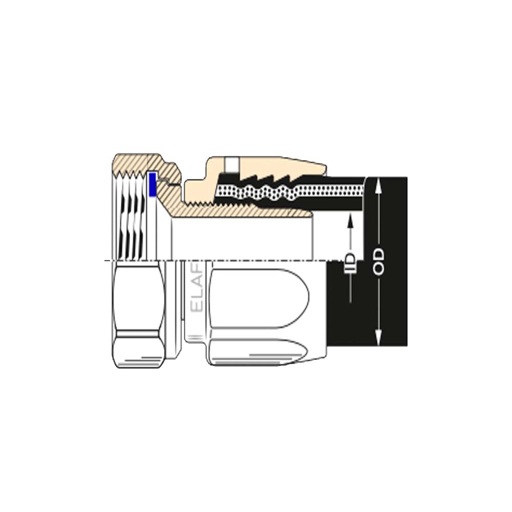 слайдер изображения Фитинг для рукаваФитинг для рукава (Type M - cr 19, G1 BSP)