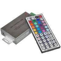 Контроллер RGB 144вт 12в ИК сигнал, 44 кнопки металл  