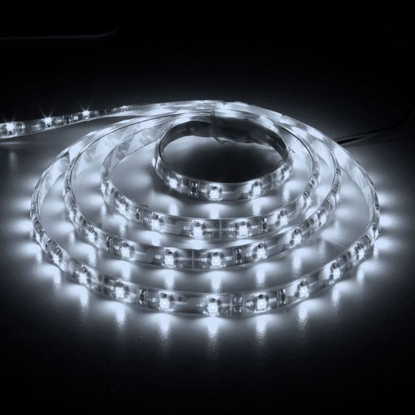 Лента 3014, 60LED 6вт, 12в, белый, 5м, IP65 30146061265W Аркат