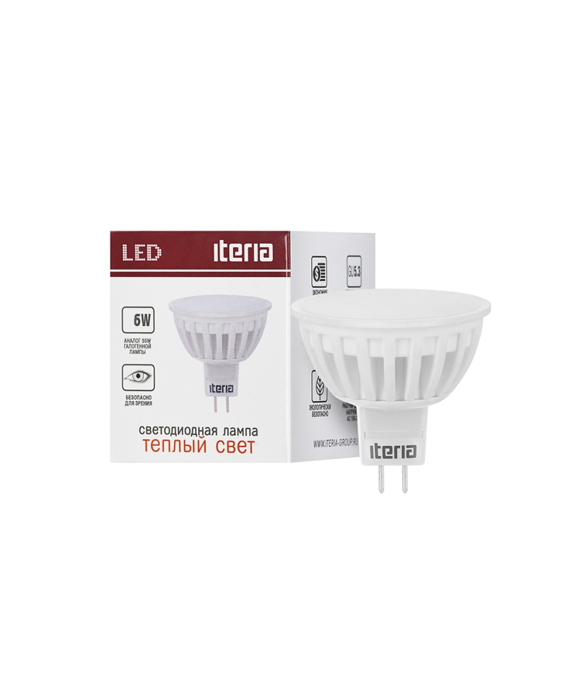 Лампа LED Iteria GU5.3 6W 2700K 801005 