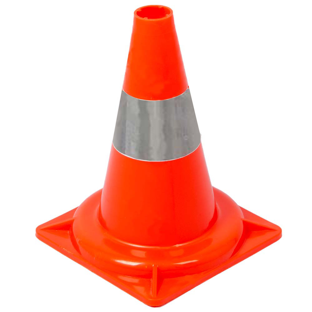 слайдер изображения Конус дорожный сигнальныйКонус дорожный сигнальный (320 мм КС-1.3 1 световозвращающая полоса)