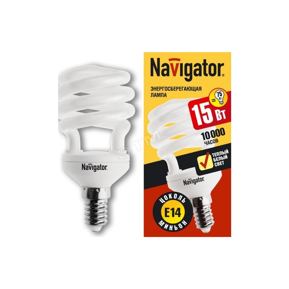 Лампа NAVIGATOR 94 043 NCL-SH10-15-827-E14  