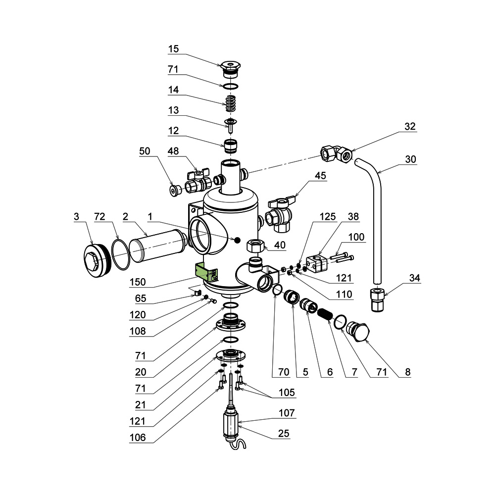 Щиток заземления 9321340723 Adast