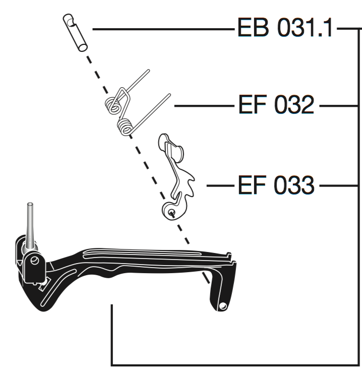 Штифт фиксатора EB 031.1 EB 031.1 Elaflex