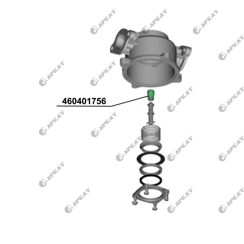 Втулка верзнего корпуса для 403.25 EAP 460401756 Adast