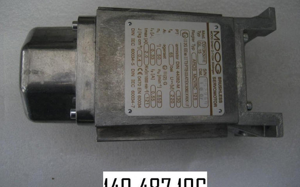 Сервомотор MOOG D313K501B / Э II, 600 об/мин 140487196 Gilbarco