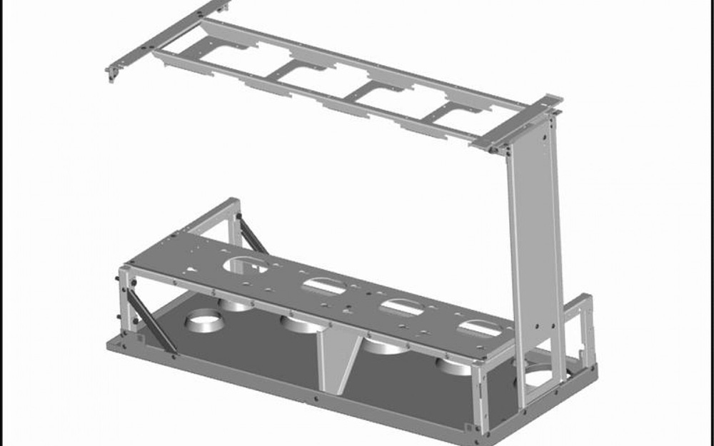 Каркас для гидравлического модуля 8/4/8 SK700 2 140861161 Gilbarco