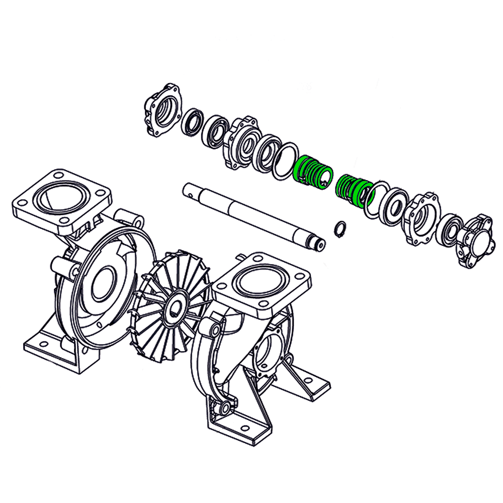 Уплотнение торцевое СВН-80AZ УТ80AZ 