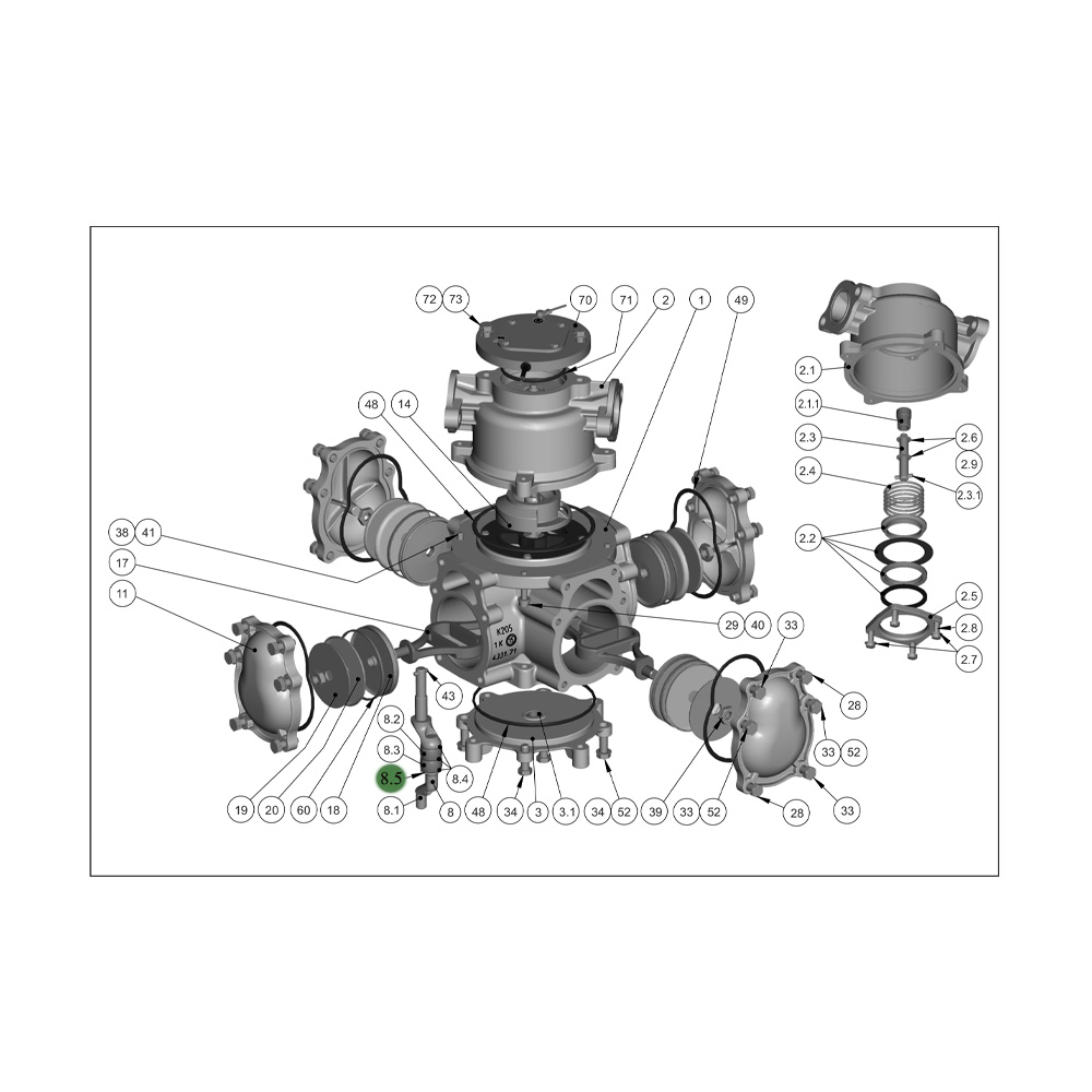 Кольцо 15 для 403.25 EAP 1092990150 Adast