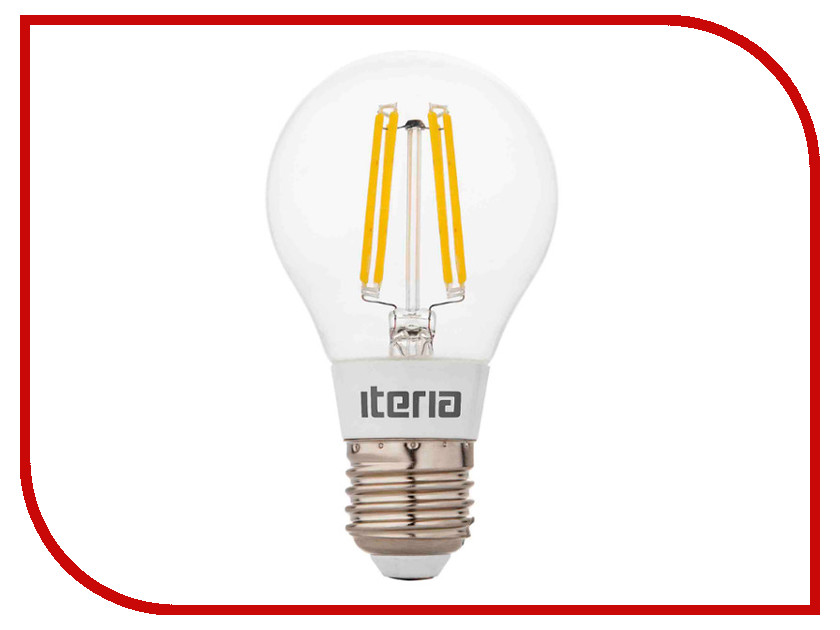 Лампа LED Iteria Classic E27 9W 2700K ЛОН прозрачная 805011 