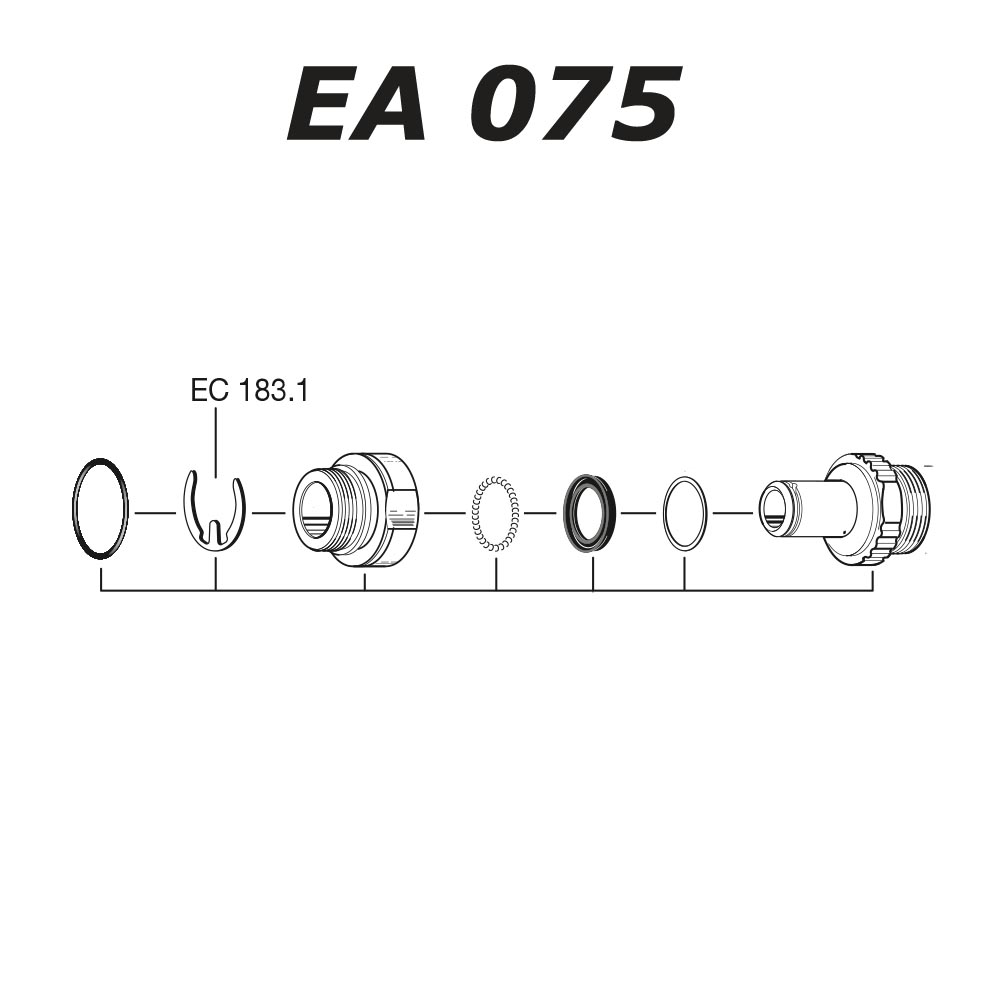 Кольцо стопорное EC 183.1 EC183.1 Elaflex