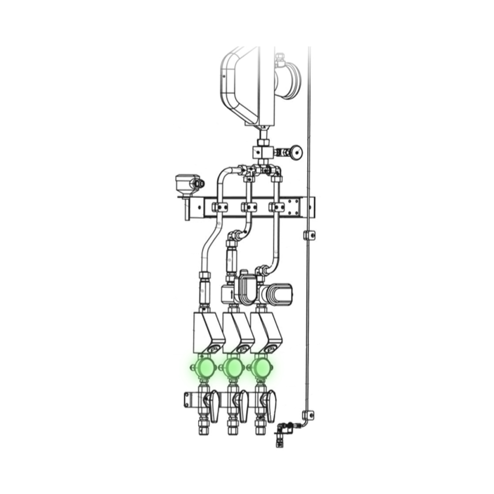 Манометр 0-600 BAR CNG 2681635891 Adast