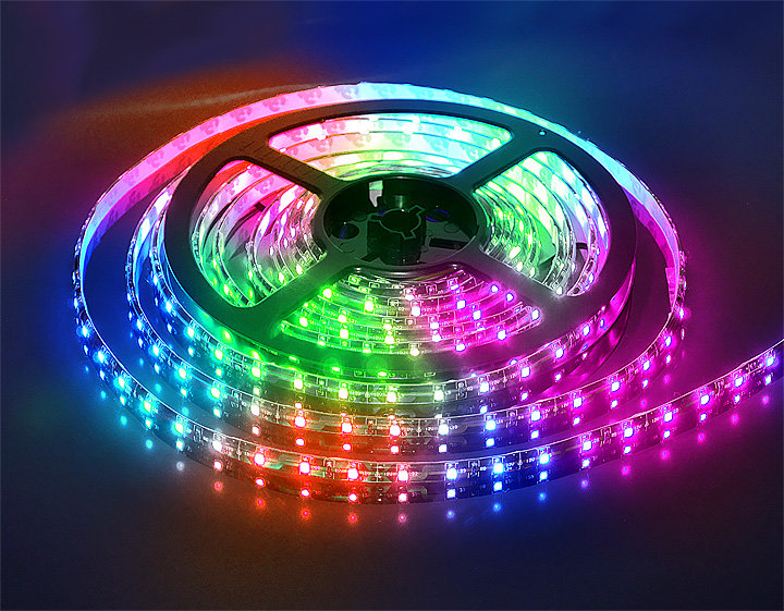 Лента SMARTBUY 5050 12V 60led/m RGB 5m 14,4W IP20 5050126014420RGB Аркат