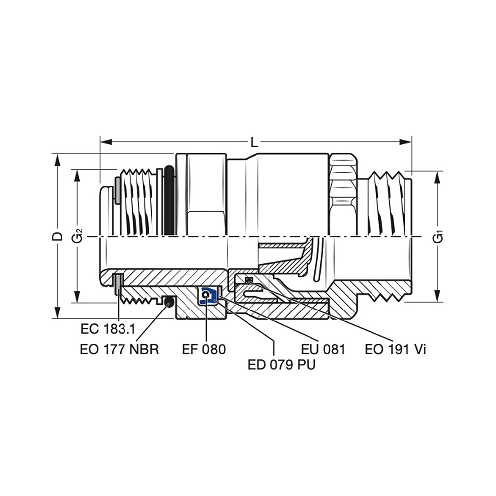 Муфта разрывная SSB 16 SSB16 Elaflex