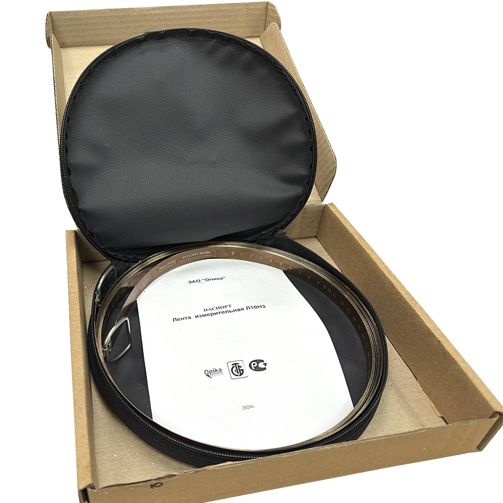 слайдер изображения Лента образцовая измерительная 3-го разрядаЛента образцовая измерительная 3-го разряда (10 метров (ширина 16 мм, 0.2 мм))