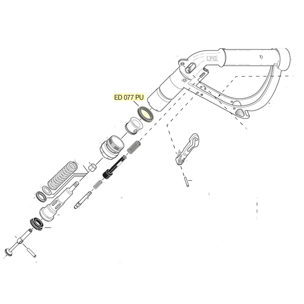 Сальник ED 077 PU ED 077 PU LT Elaflex