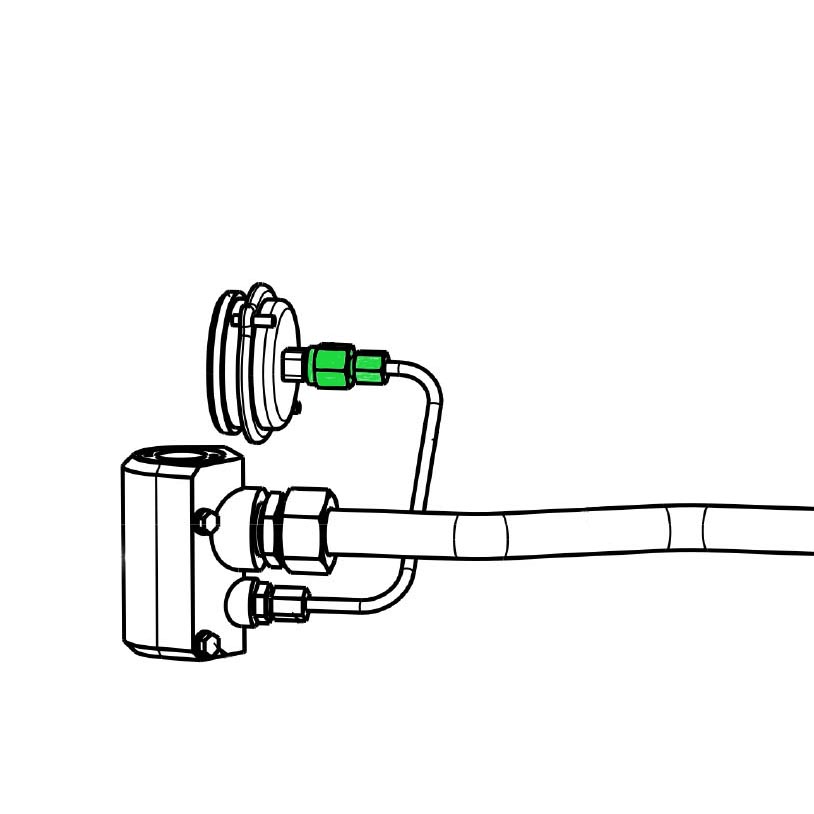 Соединение манометра G1 / 4 " CNG+LPG 1581030070 Adast