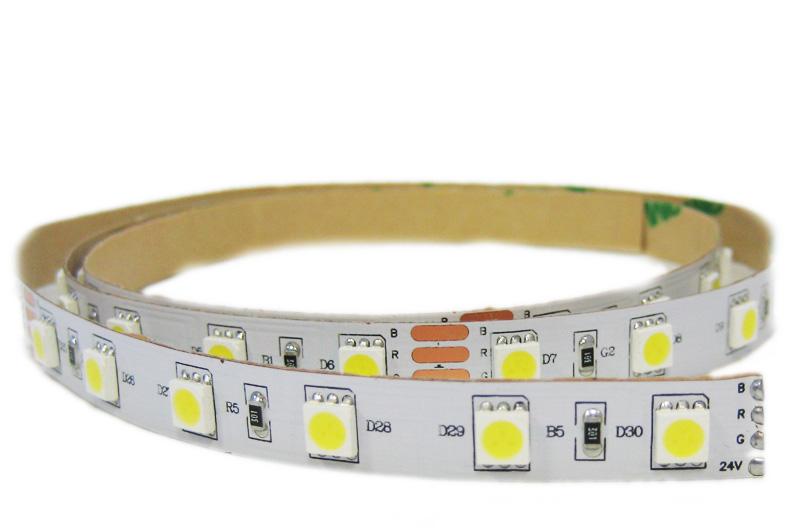 Лента 5050, 60LED 14,4вт 12в, теплый, 5м, IP20 5050601441220WW 