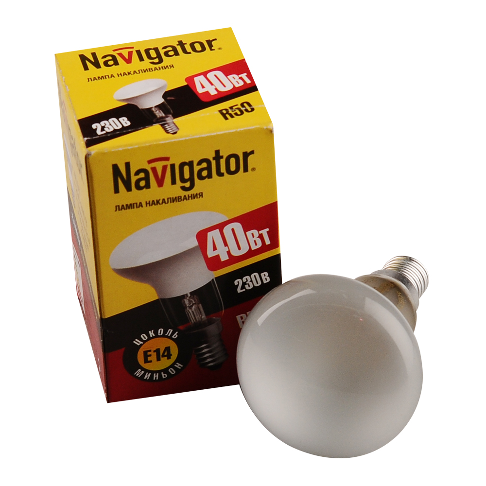 Лампа Navigator 94 319 NI-R50-40-230-E14 94319 