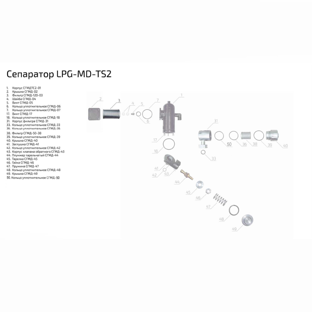 слайдер изображения Фильтр ТРК ТОПАЗФильтр ТРК ТОПАЗ (СГМД-120-03 (03))
