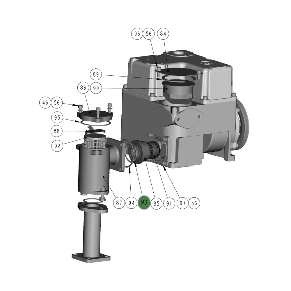 Кольцо уплотнительное NBR70 50 x 3 1382810503 Adast