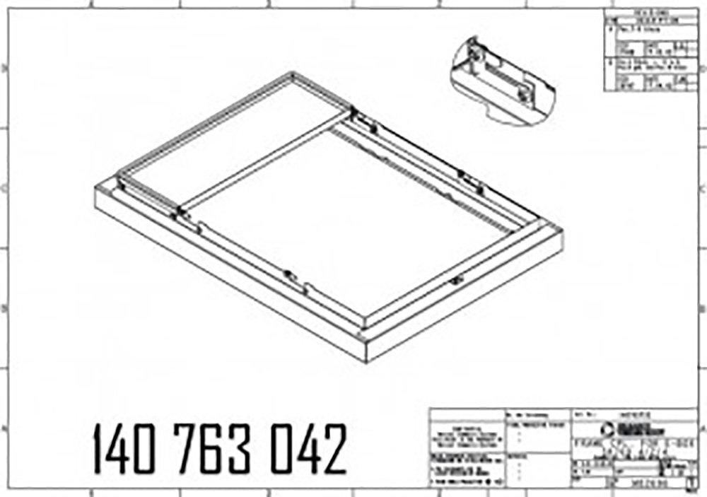 Рама в сборе для SK 700 8/4/8 140763042 Gilbarco