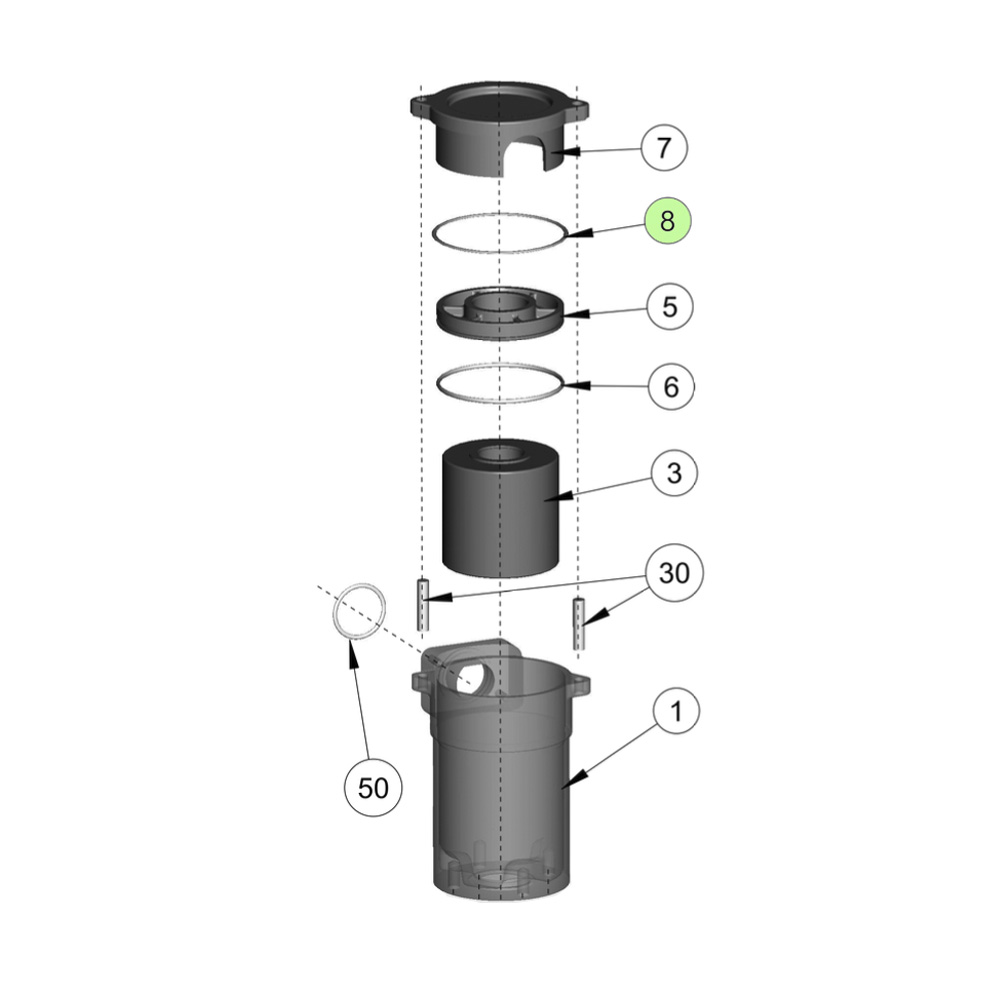 Кольцо уплотнительное 80 под крышку фильтра 9802891103 Adast Кольцо уплотнительное 80 под крышку фильтра 9802891103 Adast