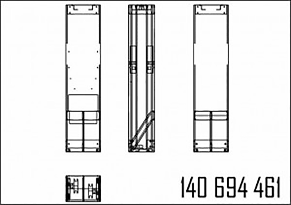 Стойка шланговая порошковое покрытие S/L-MPD OR ././4	 140694461 Gilbarco