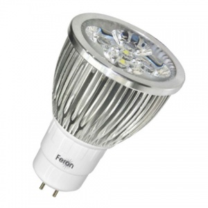 Лампа LED 5Вт 230В, G5.3, белый Feron LB-108 5LED 