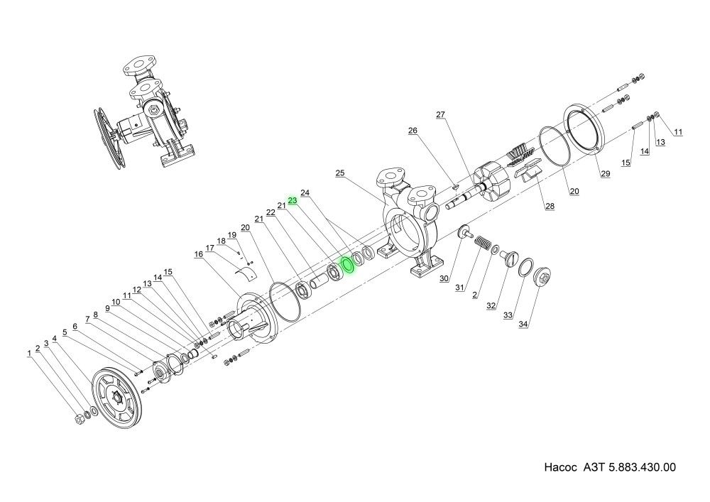 Кольцо АЗТ 8.249.431.02 АЗТ 8.249.431.02 Нара