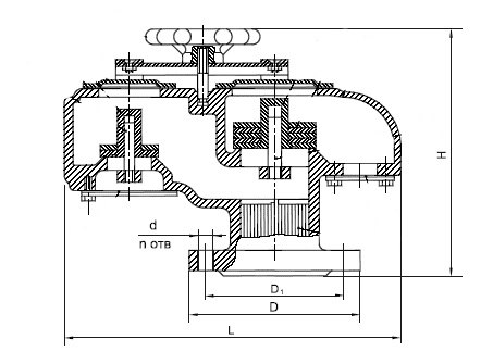 Клапан дыхательный СМДК-40 7031 