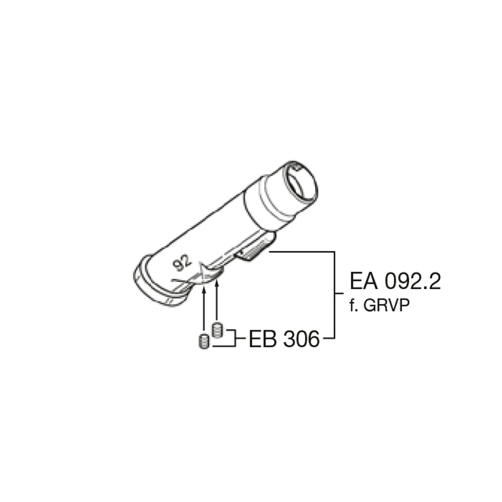 слайдер изображения Носик на кран Elaflex ZVA 2 GR Slimline газовозвратНосик на кран Elaflex ZVA 2 GR Slimline газовозврат (EA 092.2 GRVP, оригинал)