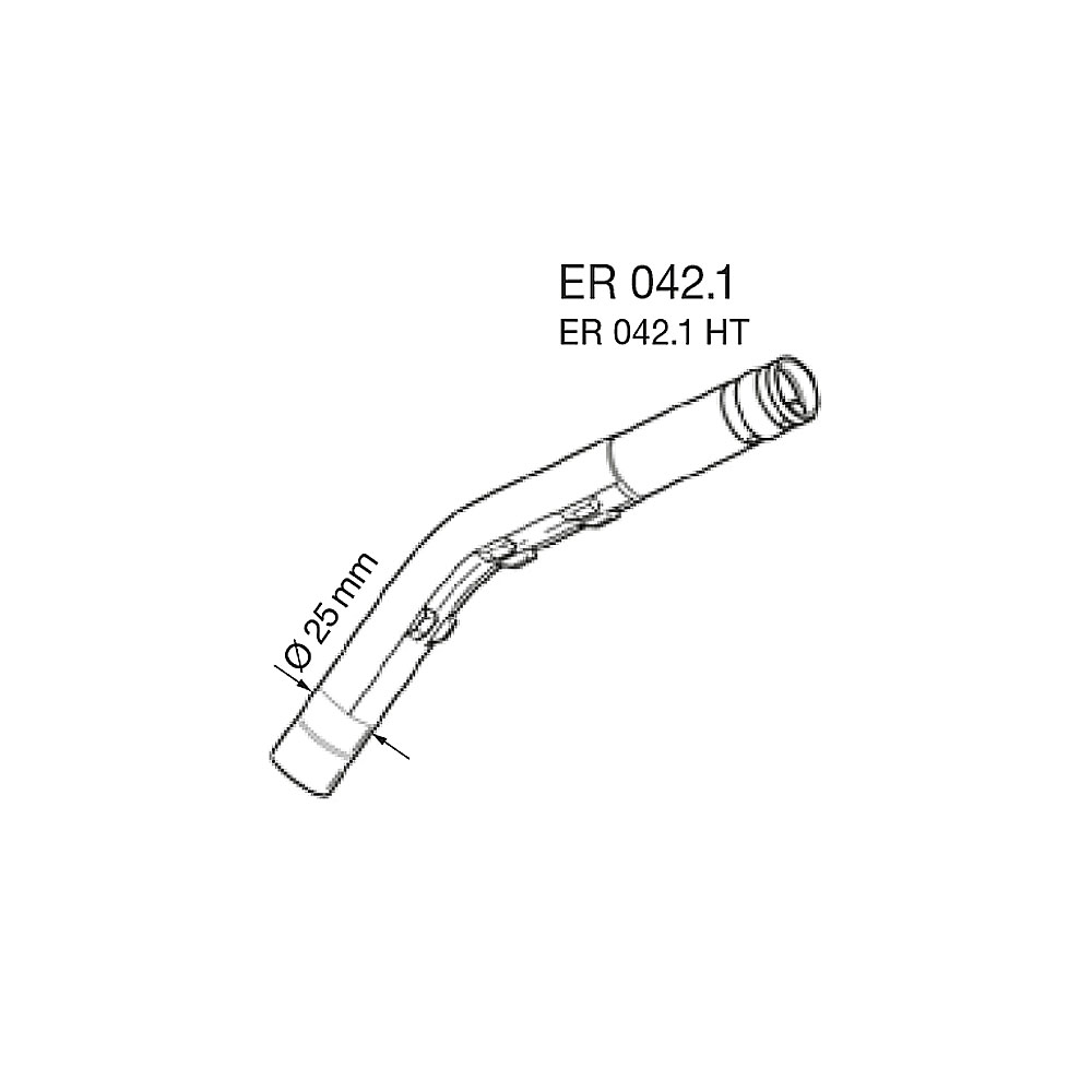 слайдер изображения Носик на кран Elaflex ZVA 2 SlimlineНосик на кран Elaflex ZVA 2 Slimline (ER 042.1 25 мм дизель, аналог)
