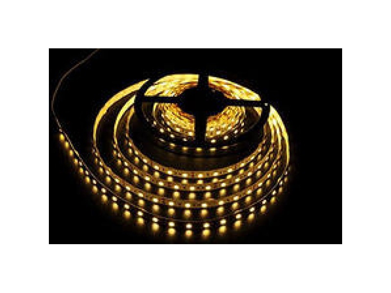 Лента 3014, 60LED 6вт, 12в, теплый, 5м, IP65  