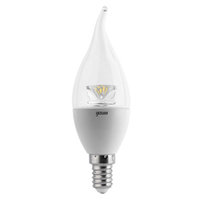 Лампа 360-LED ВХ35-7W-840 Е14 свеча на ветру прозрачная ЭРА  