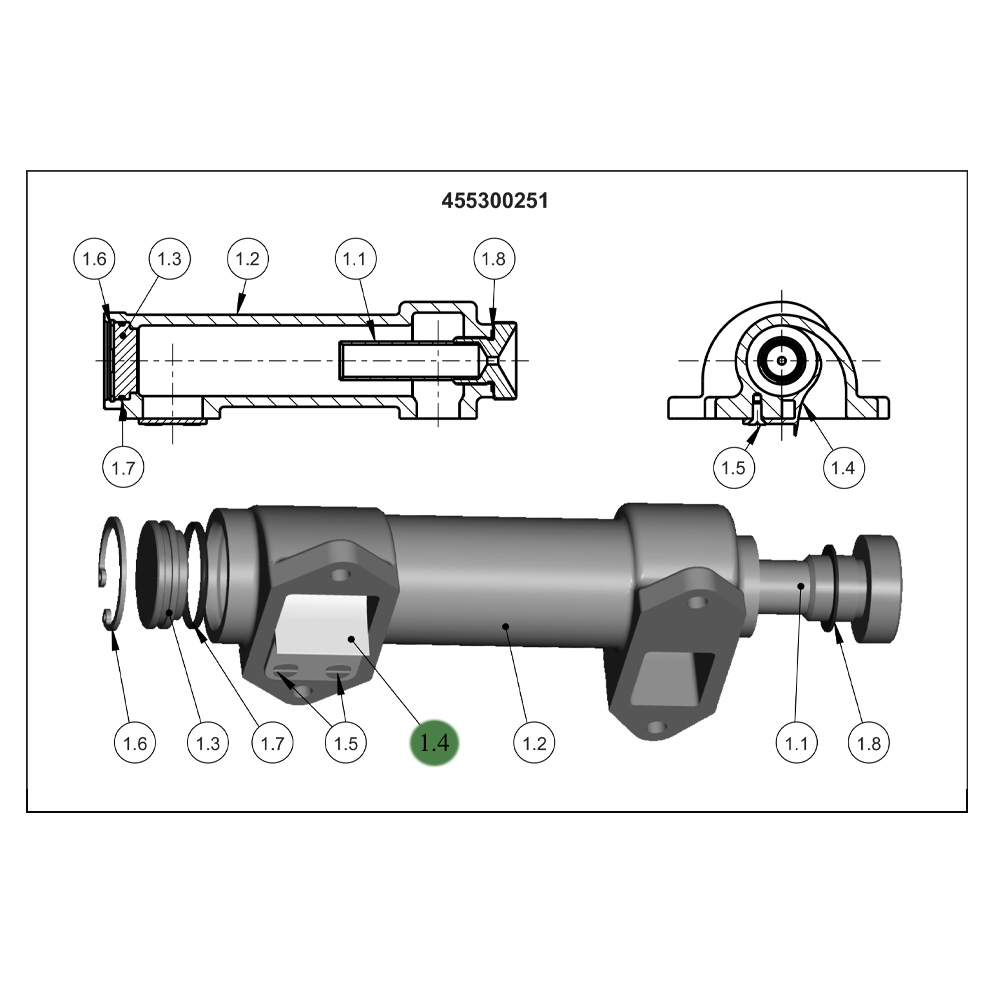 Заслонка Р640.50/2/F P640/100/2/F 450400265 Adast