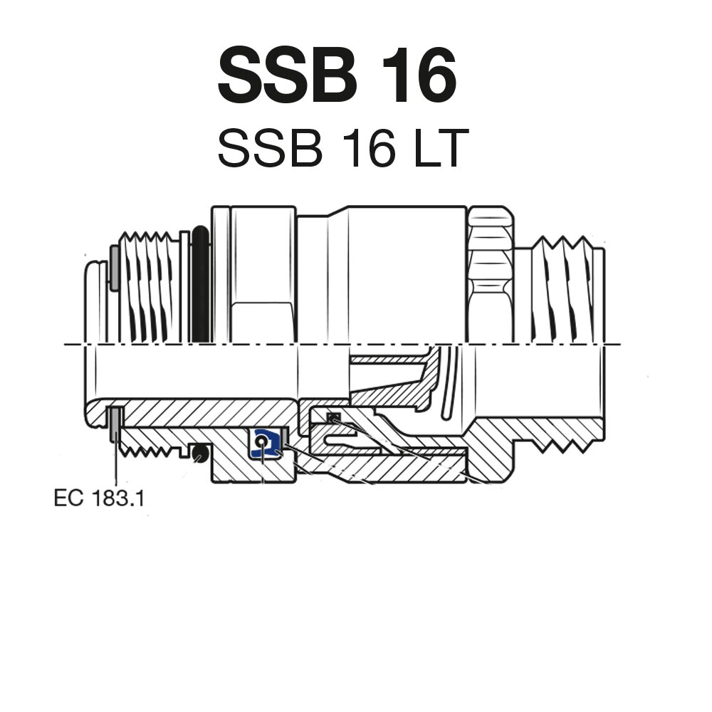Кольцо стопорное EC 183.1 EC183.1 Elaflex
