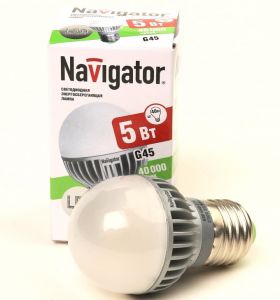 Лампа NAVIGATOR 94 266 NLL-G45-5-230-2.7K E27  Navigator