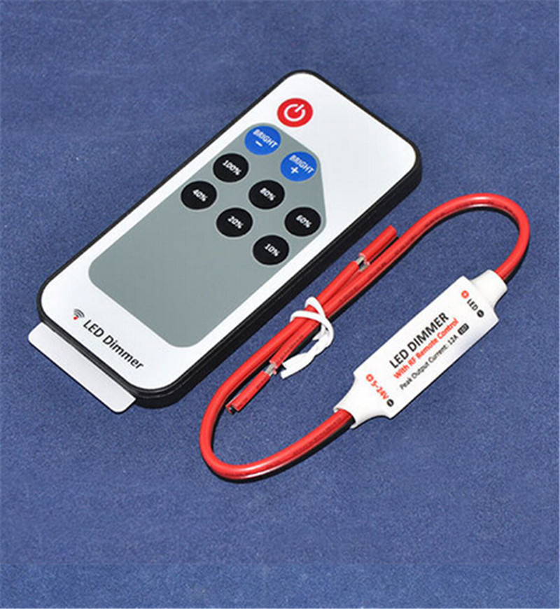 Контроллер для одноцветной ленты 12в 12А 144вт с пультом  