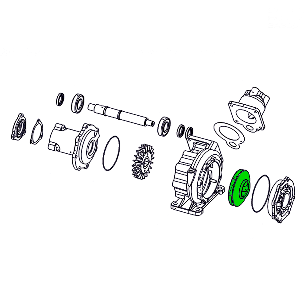 Колесо центробежное насоса СЦЛ-01А КЦН01А ООО "ЗНЗ"